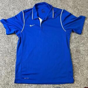 Nike Dri-Fit Blue Polo size Small